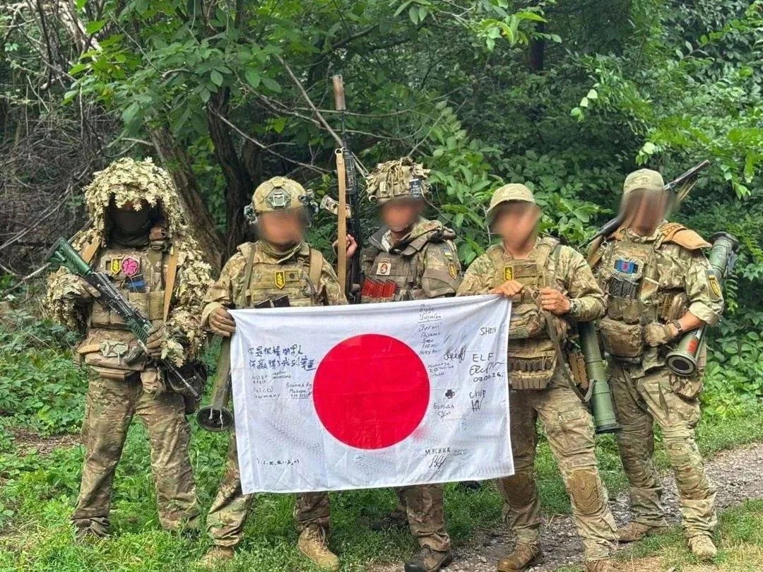 🇯🇵🇨🇳🇺🇦乌克兰军队新成立的“亚洲志愿军”，成员包括日本和中国志愿者。