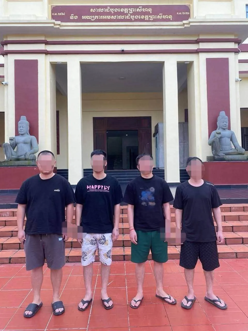 西港宪兵破获网赌电诈案 4名中国籍嫌疑人被移送法办 图片 3