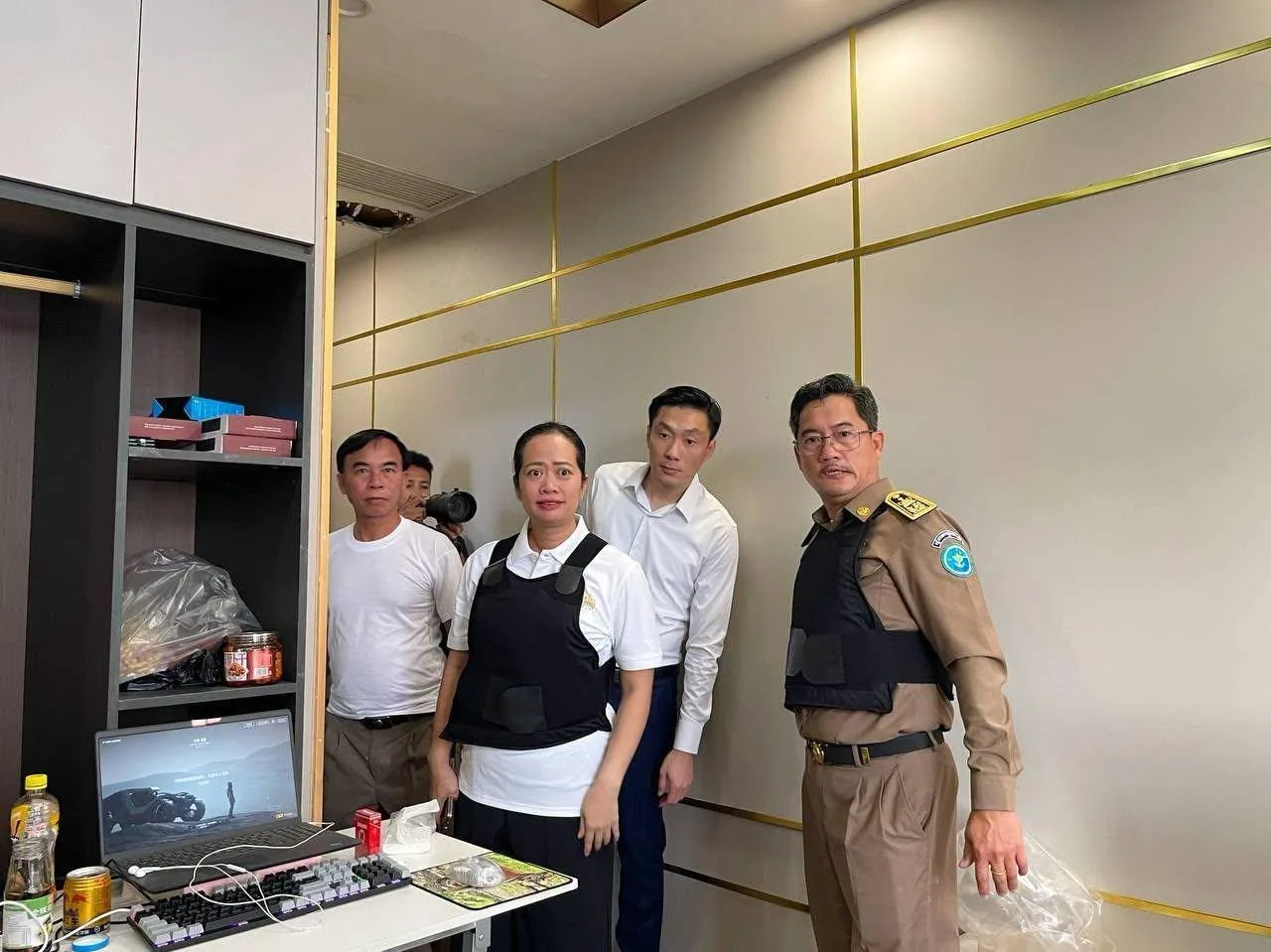 #国公省长琦华视察电诈现场 图片 2