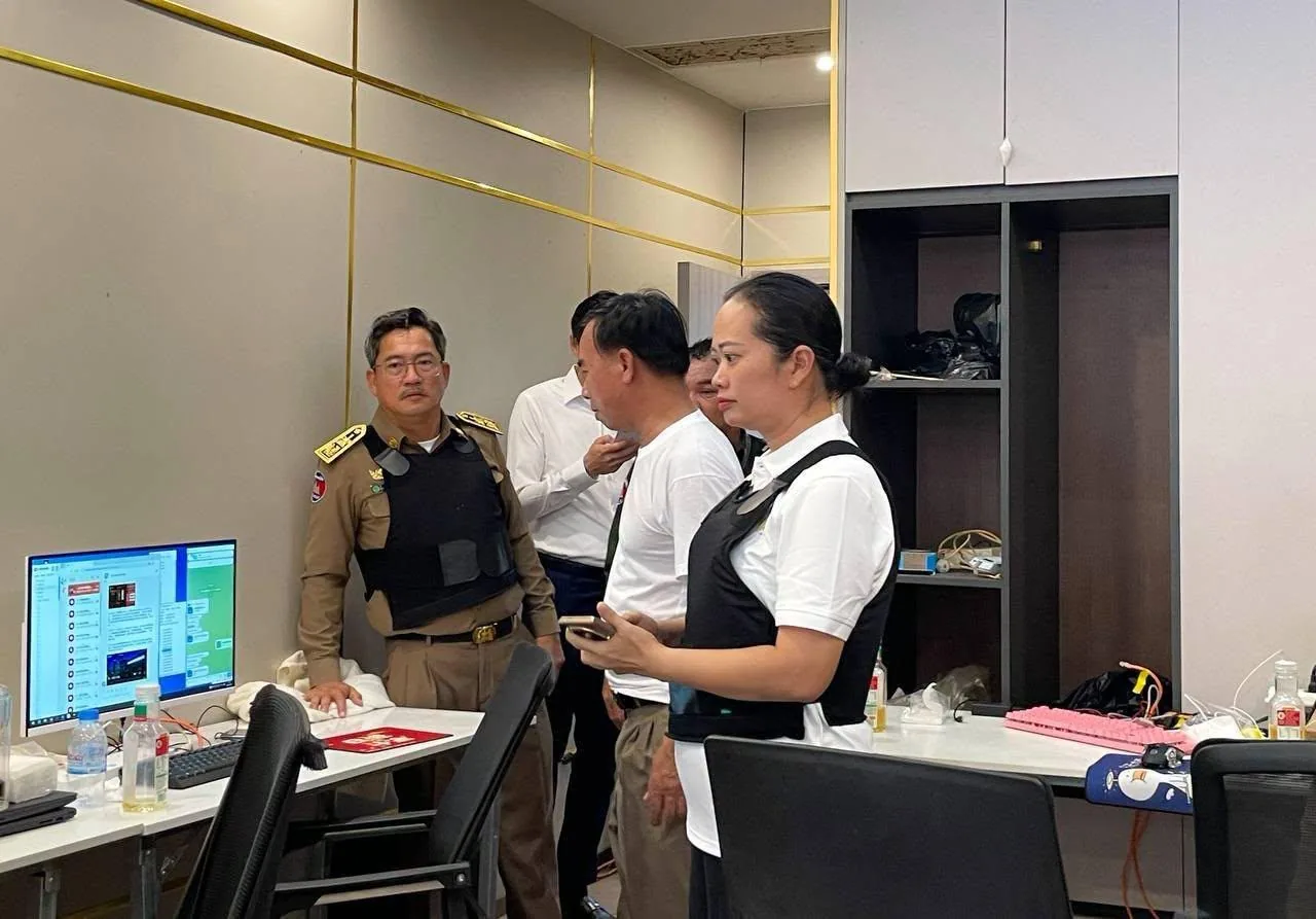 #国公省长琦华视察电诈现场 图片 3